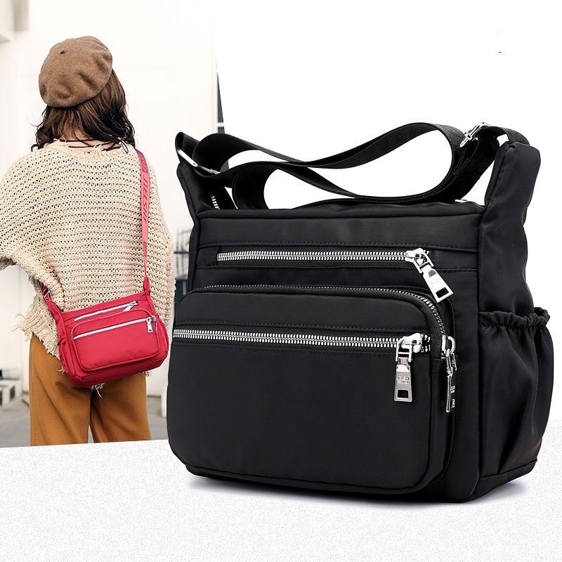 bolsa transversal nylon leve