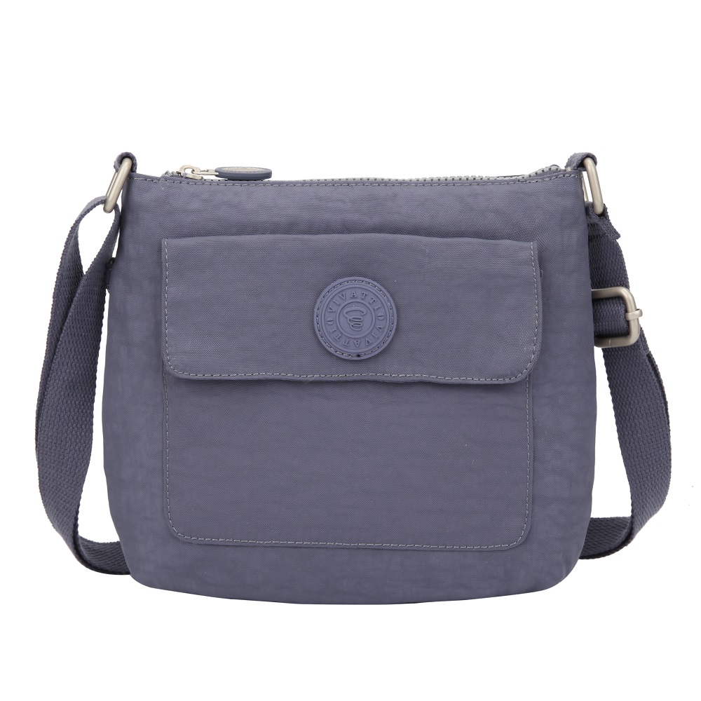 bolsa transversal nylon preta