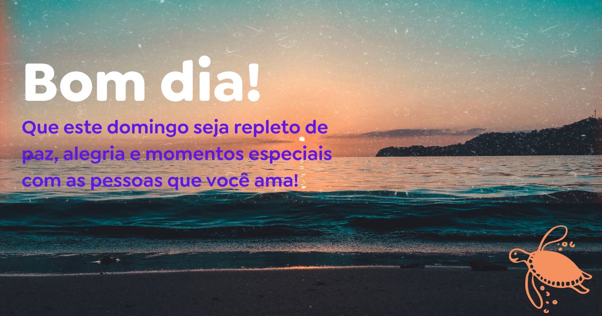 bom dia domingo paz
