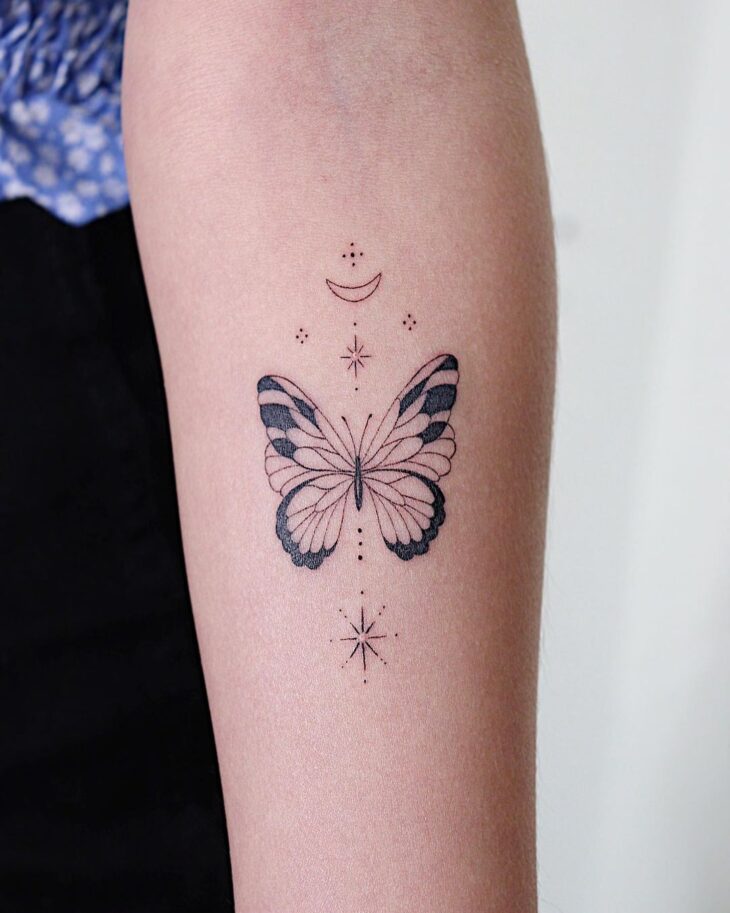 tatuagem borboleta feminina
