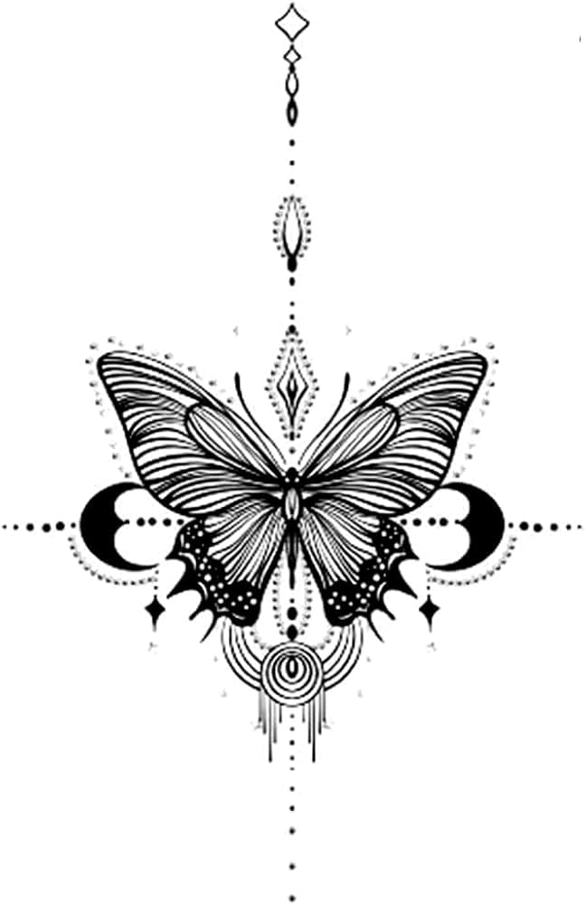 tatuagem borboleta delicada