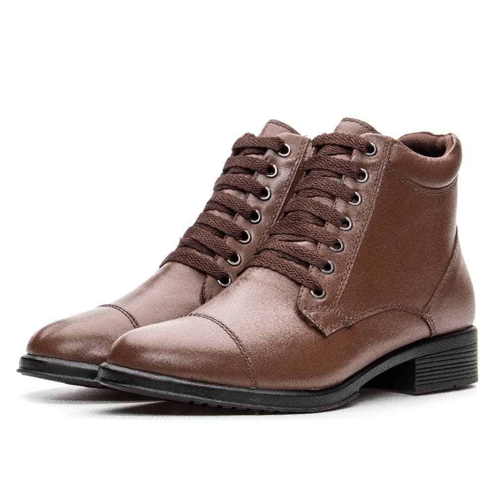bota coturno feminina amarrar