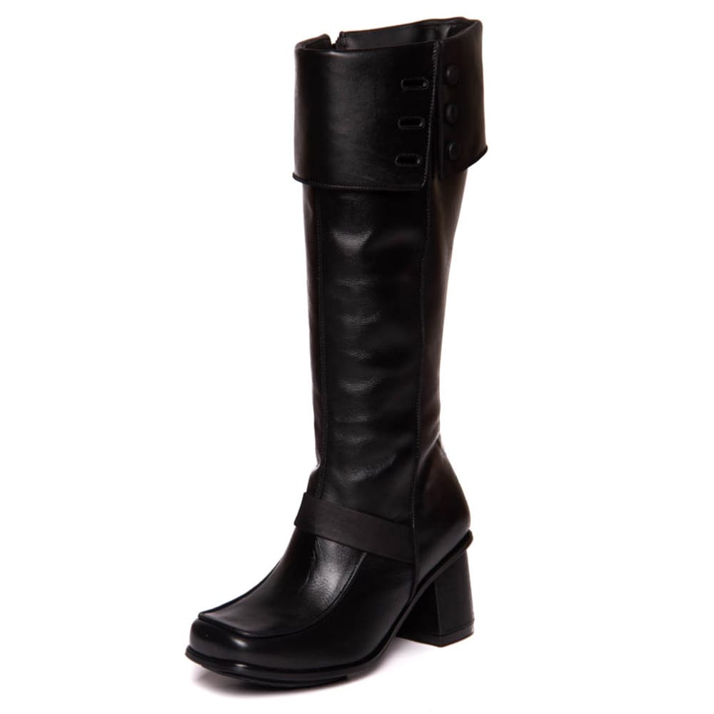 bota montaria preta cano longo