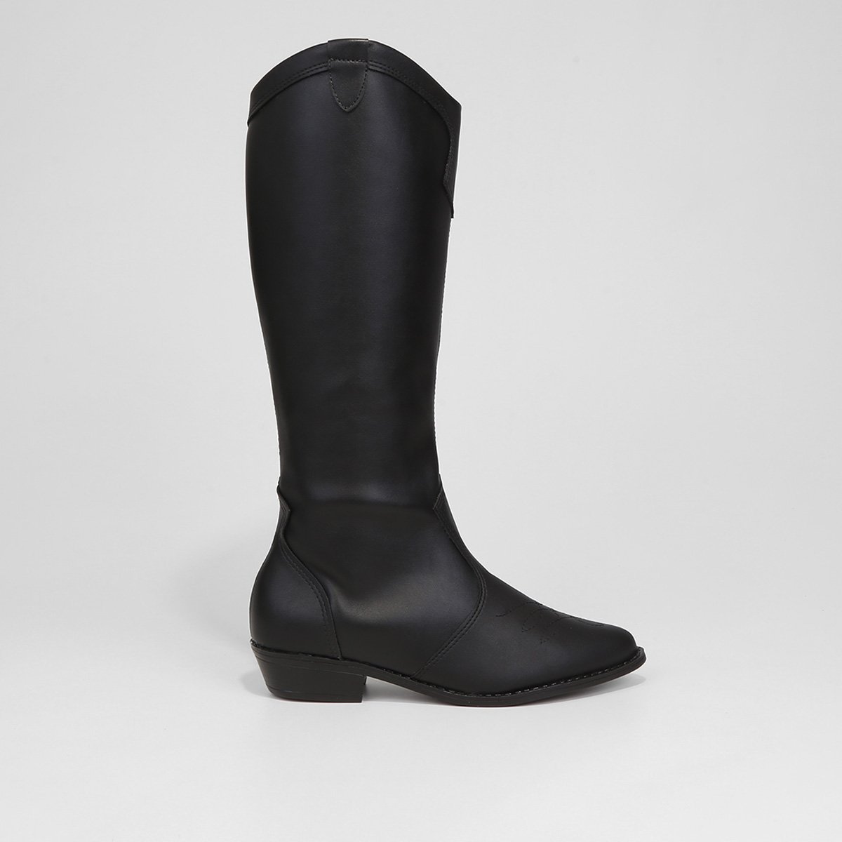 bota bico fino cano alto