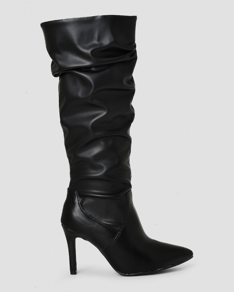 bota feminina elegante salto fino