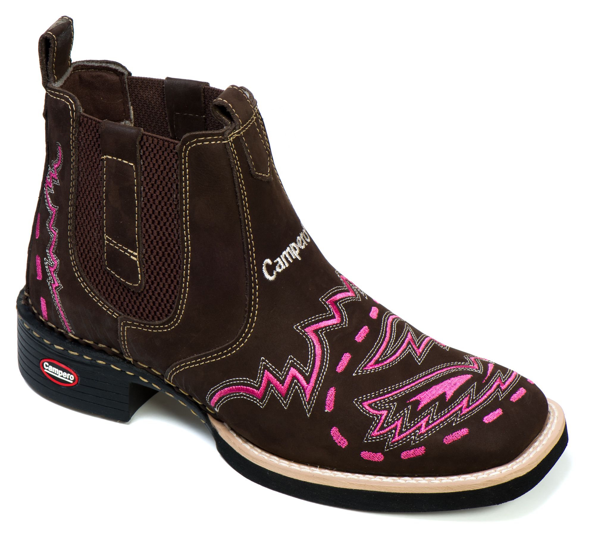 bota country feminina salto bloco