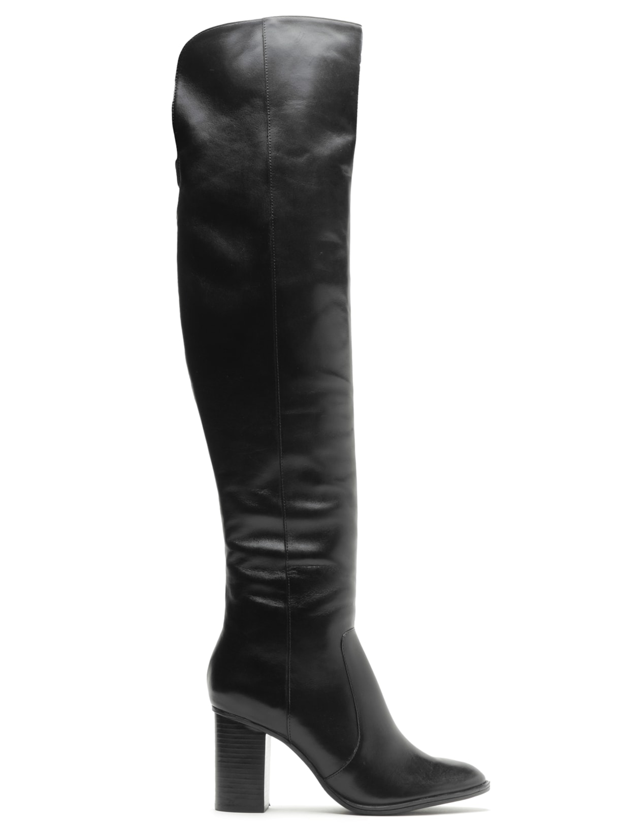 bota over the knee schutz preta