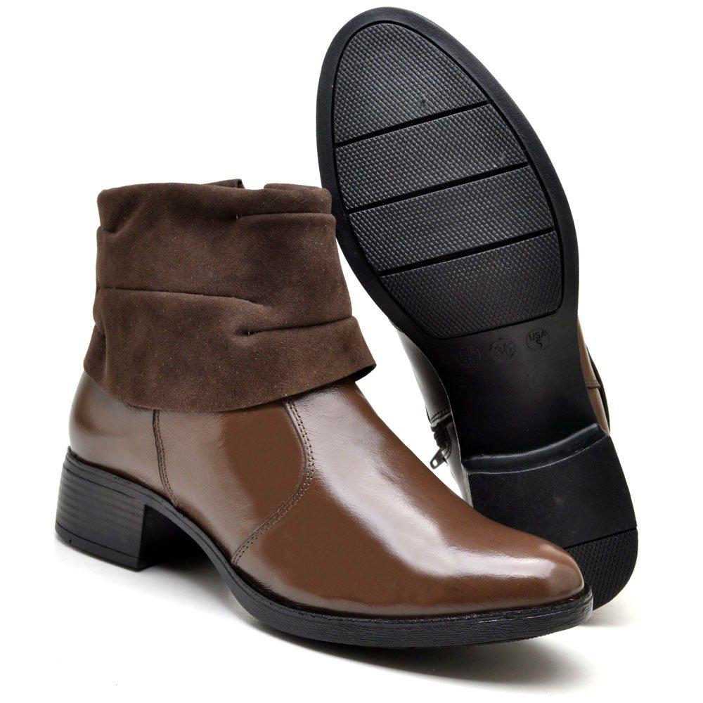botas confortáveis cano curto