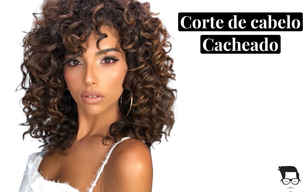 topo capilar cacheado com luzes