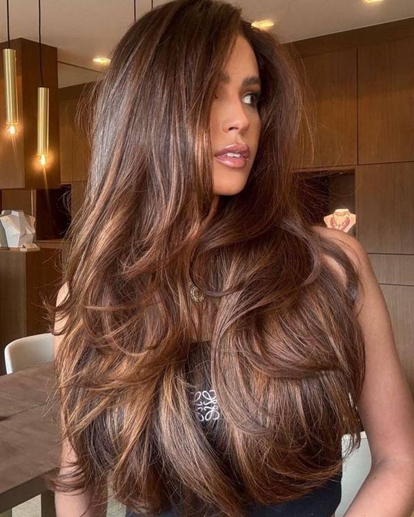 mechas chocolate mel