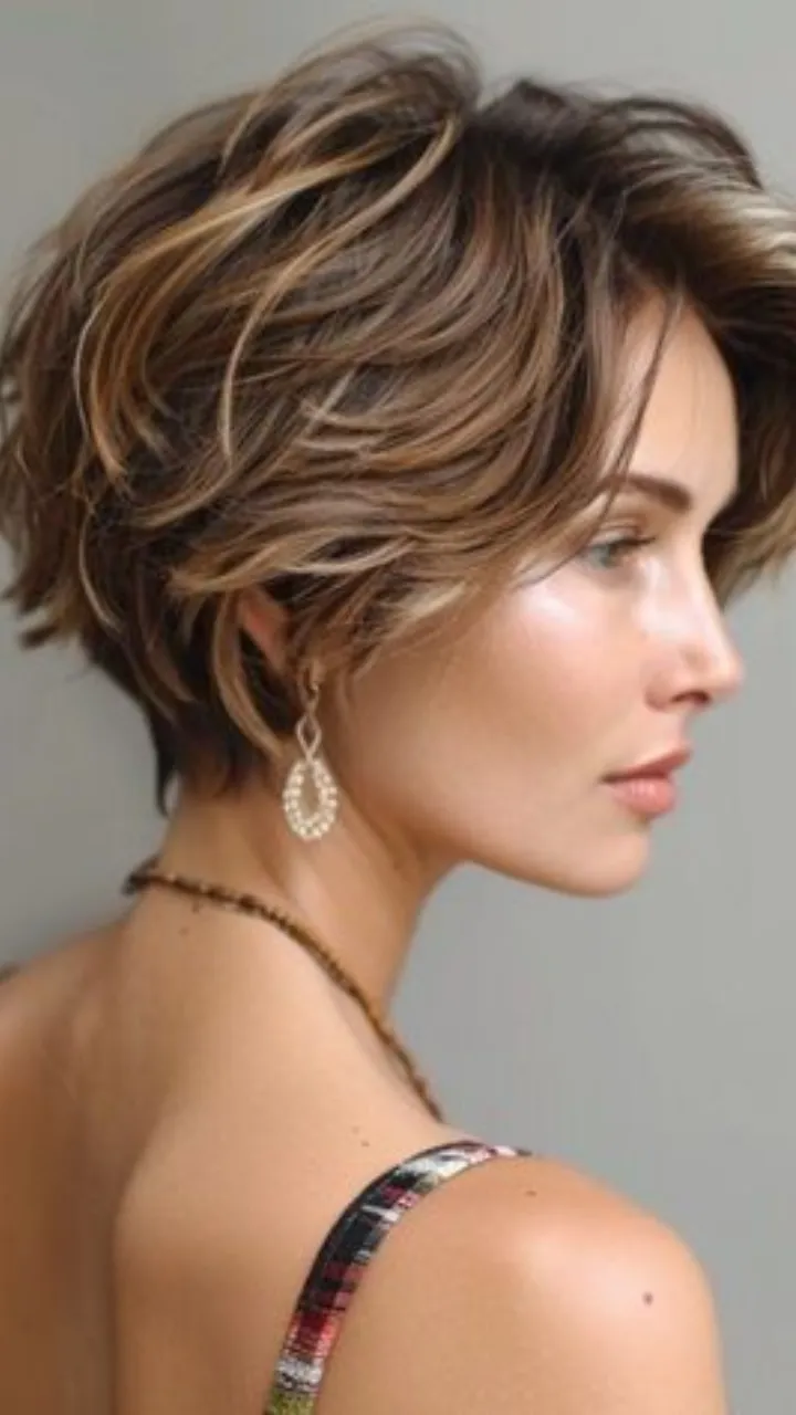 luzes para cabelo curto feminino