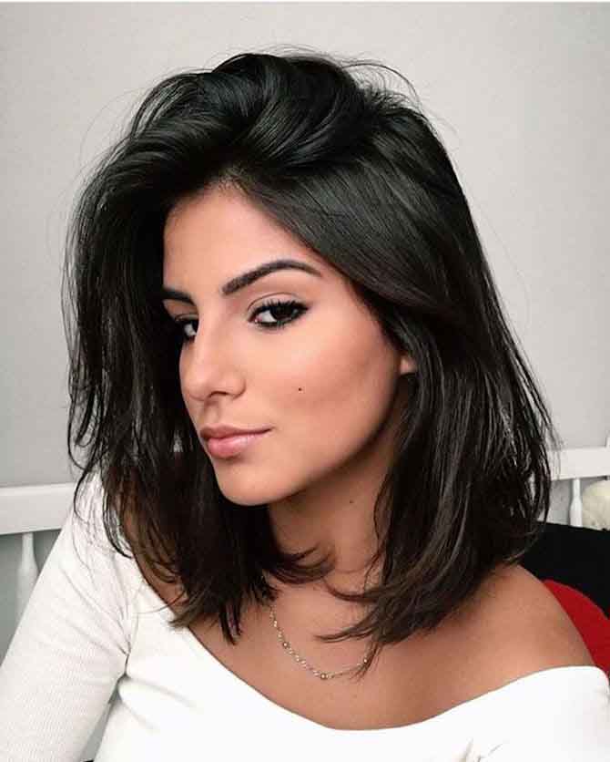 cabelo curto para rosto redondo