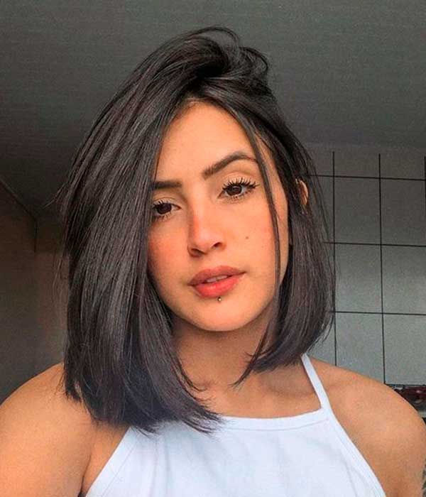 cabelo liso curto