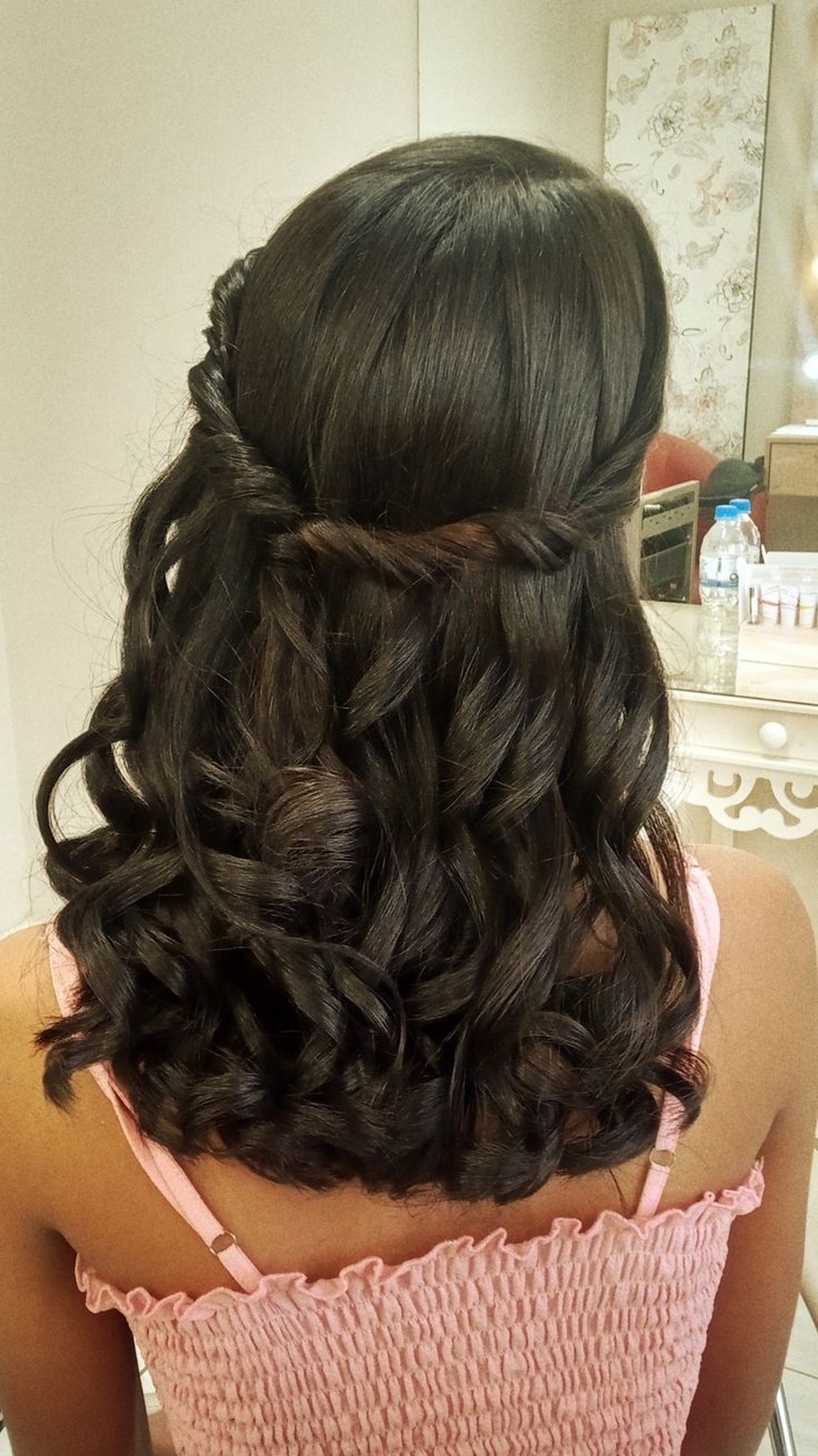 wet look cabelo curto