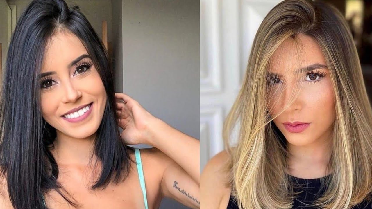 cabelo feminino no ombro 0