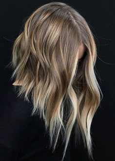 long bob ondulado