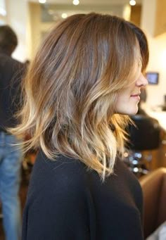 long bob com franja