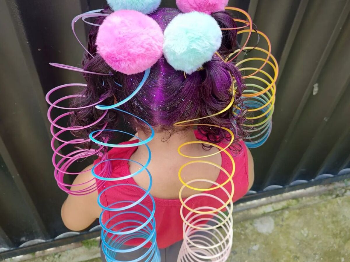 inspiração cabelo maluco criativo