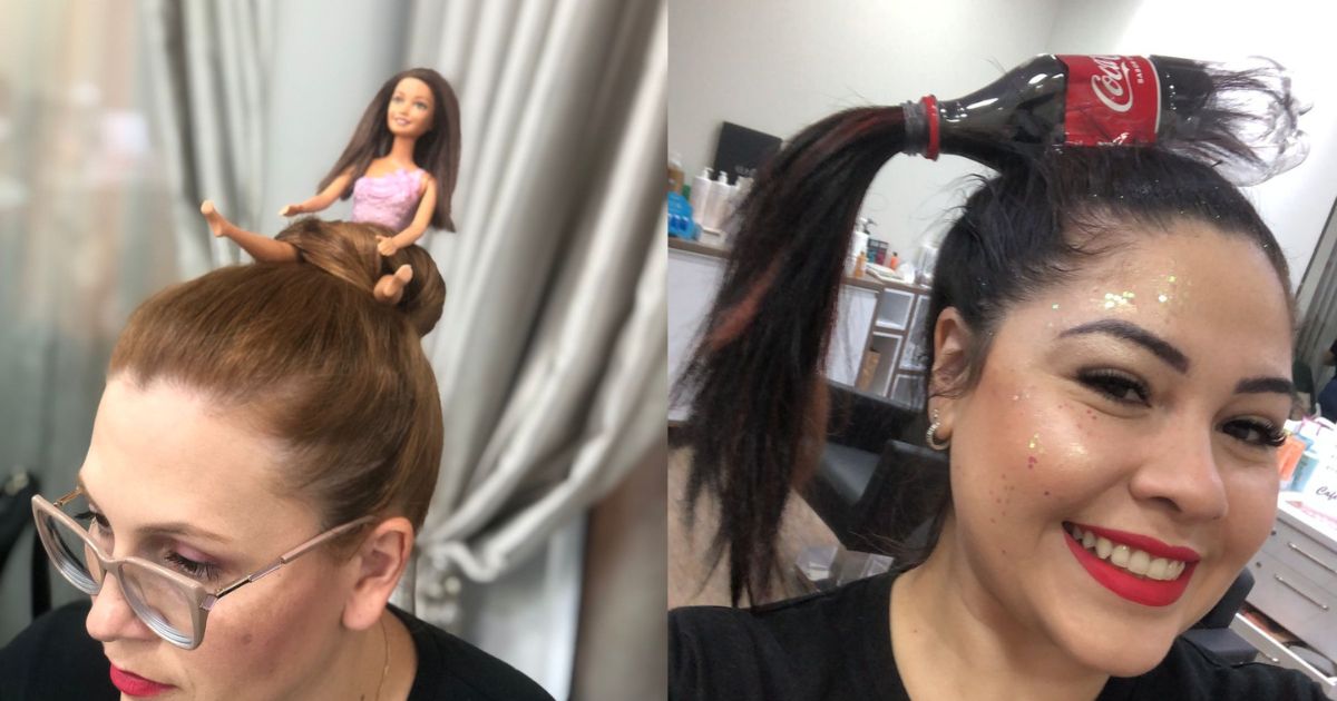 ideias cabelo doido carnaval adulto