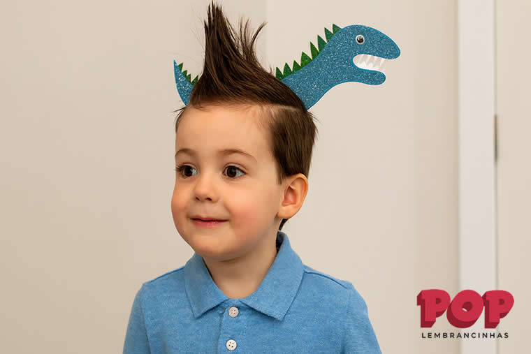 penteado dinossauro infantil