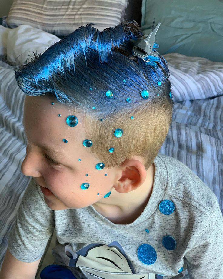 diy cabelo maluco dinossauro
