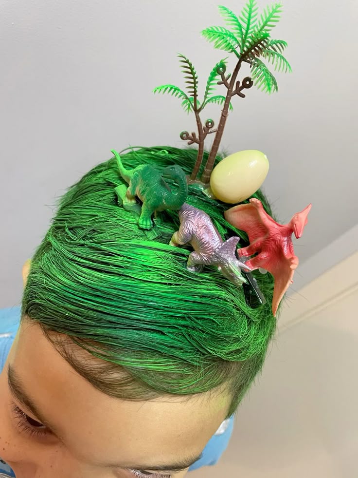 acessórios cabelo dinossauro