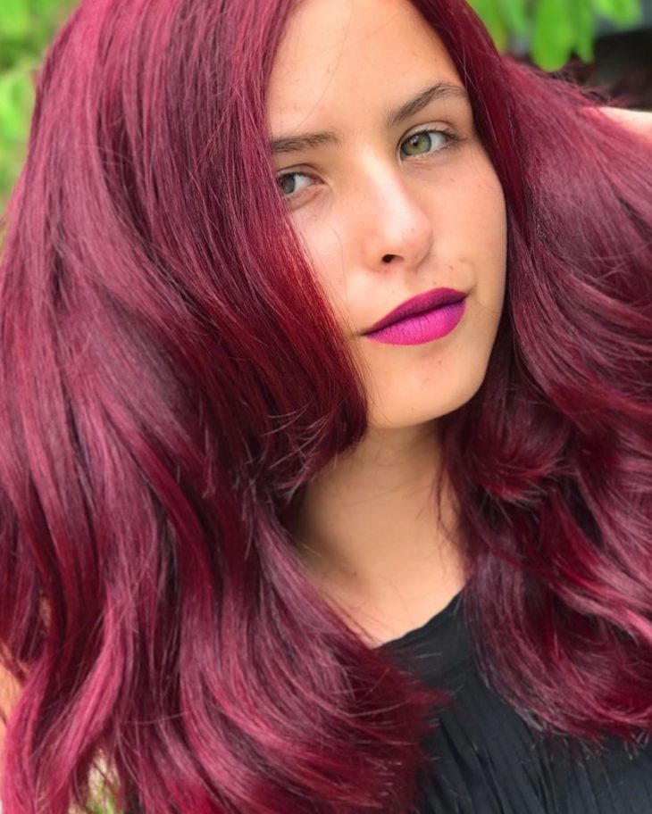 cabelo marsala como fazer
