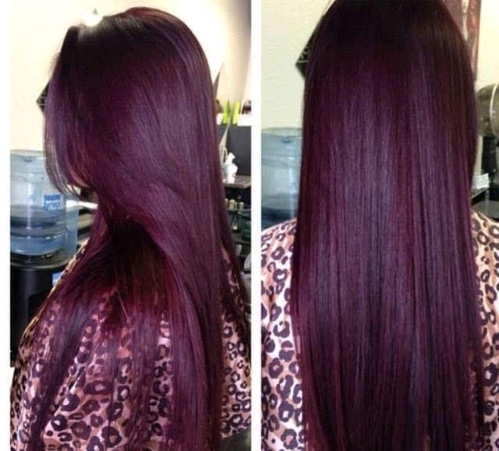 cabelo vinho marsala
