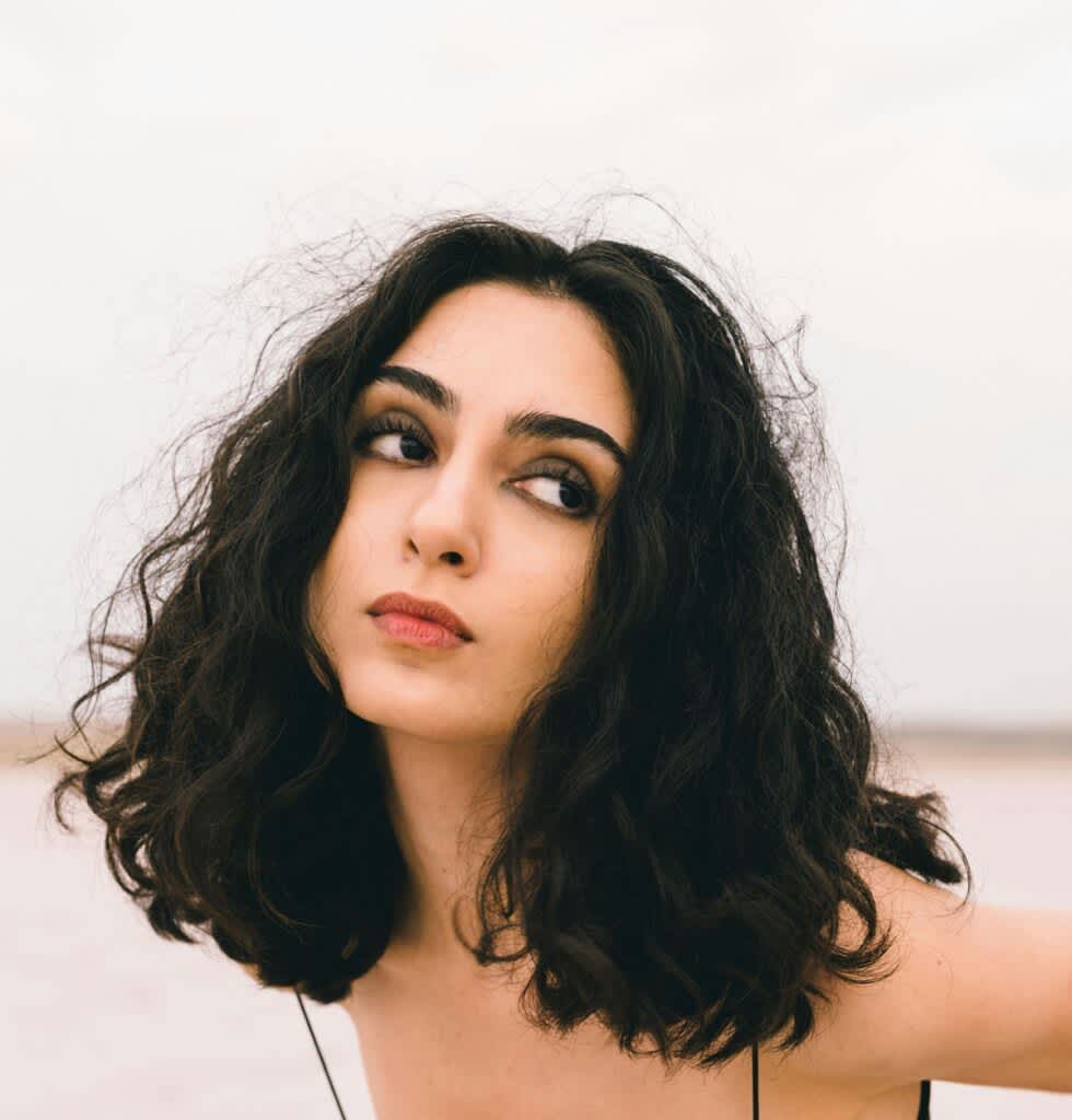 finalização de cabelo ondulado