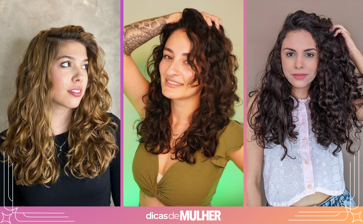 finalização de cabelo ondulado
