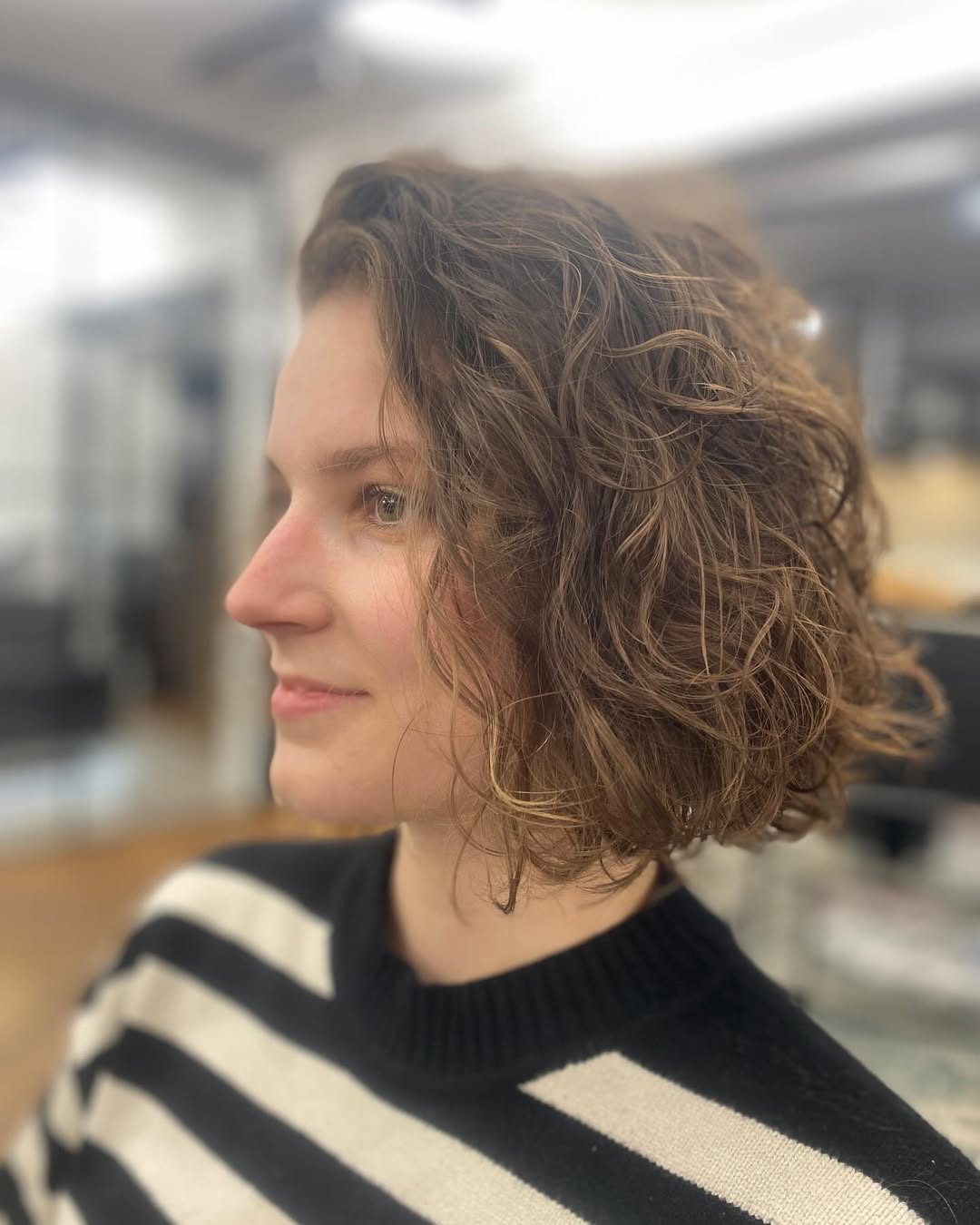 cabelo ondulado medio