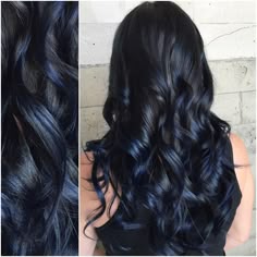 preto com reflexo azul
