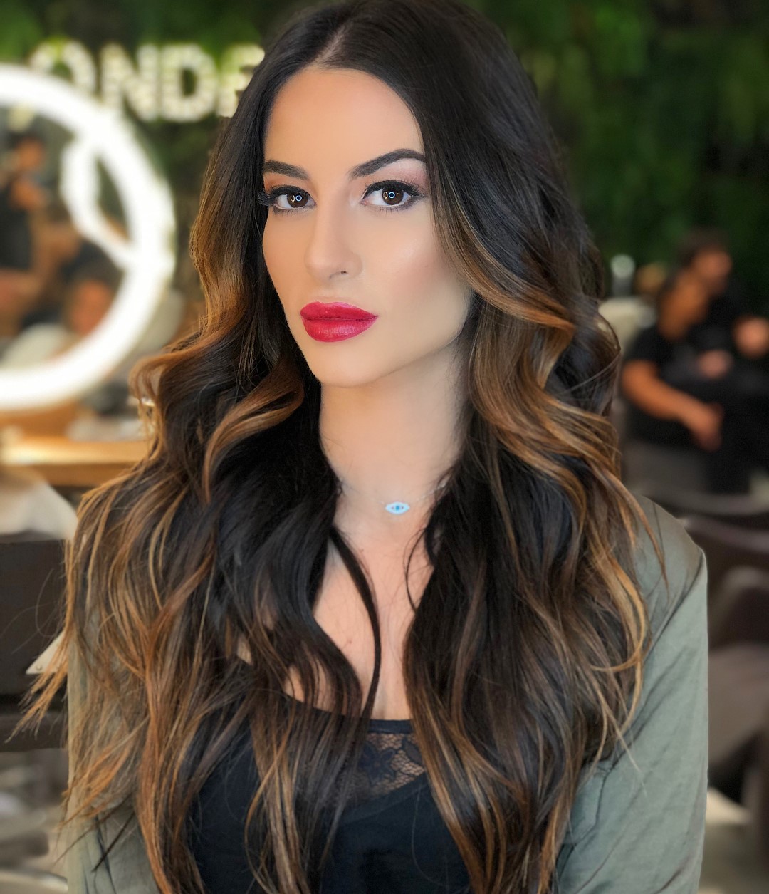 luzes para cabelo preto e crespo