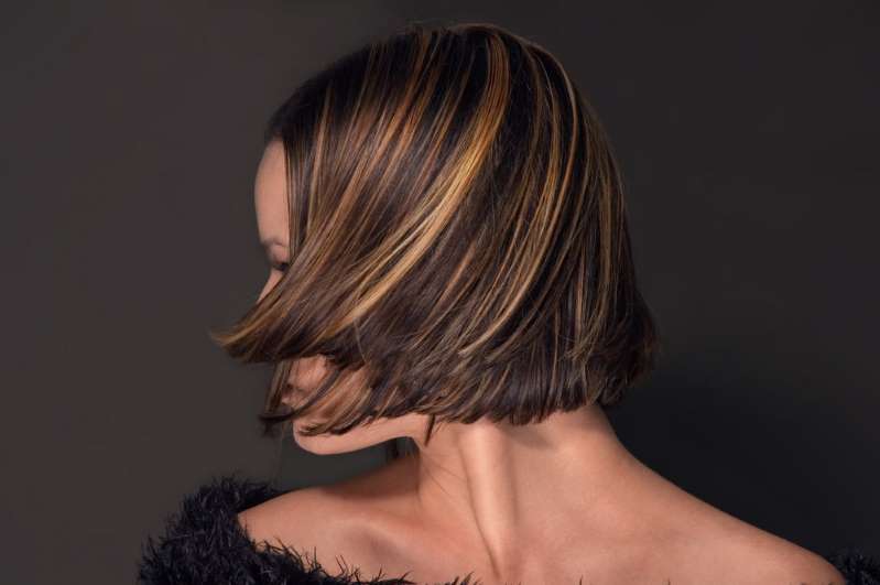 tinta para luzes em cabelo preto