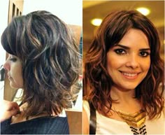 cabelo repicado ondulado