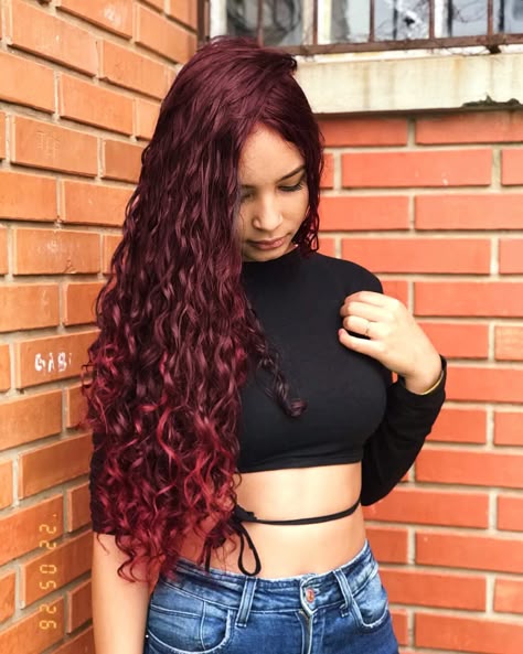 coloração vermelha