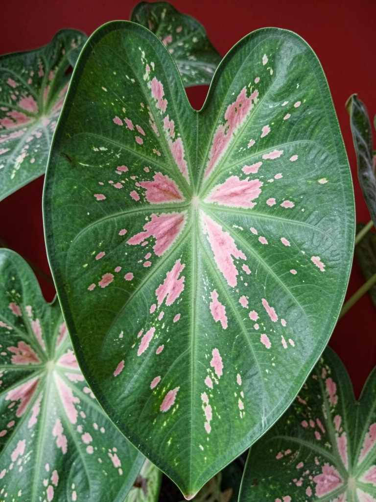 Folhas de Caladium 