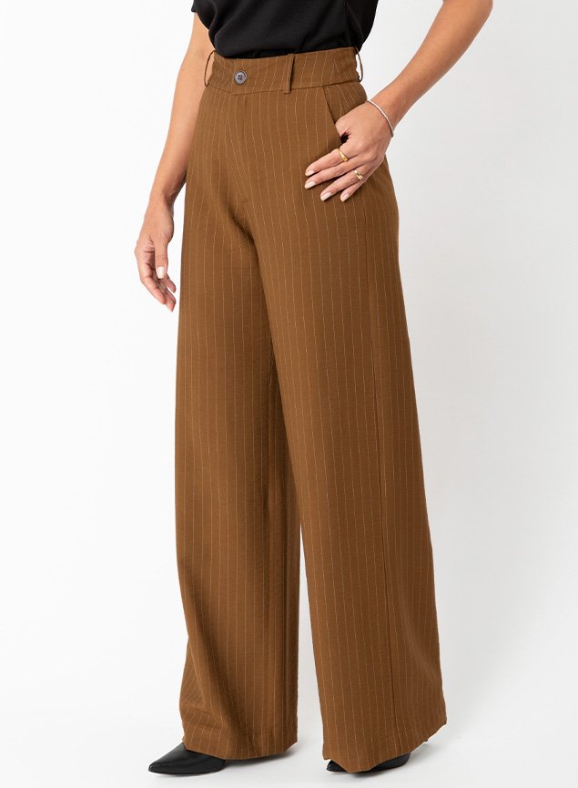 calça de alfaiataria feminina