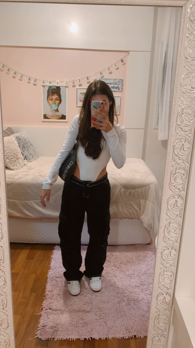 calça cargo juvenil feminina moda blogueira