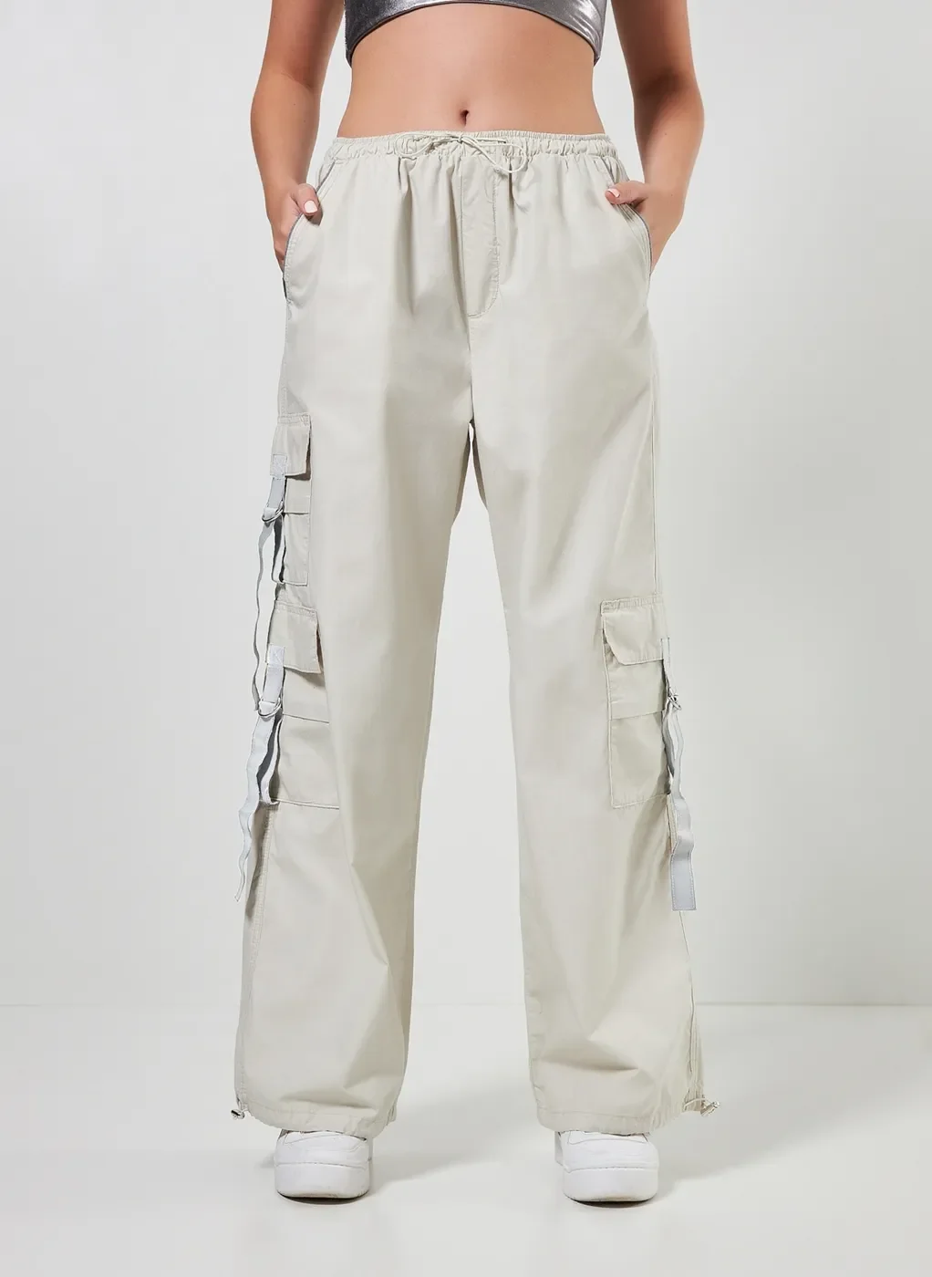 calça cargo oversized renner