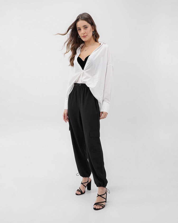 calça parachute feminina renner