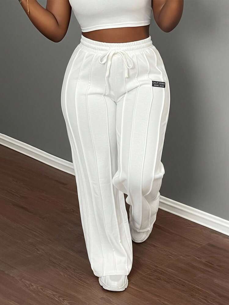 Calça com friso
