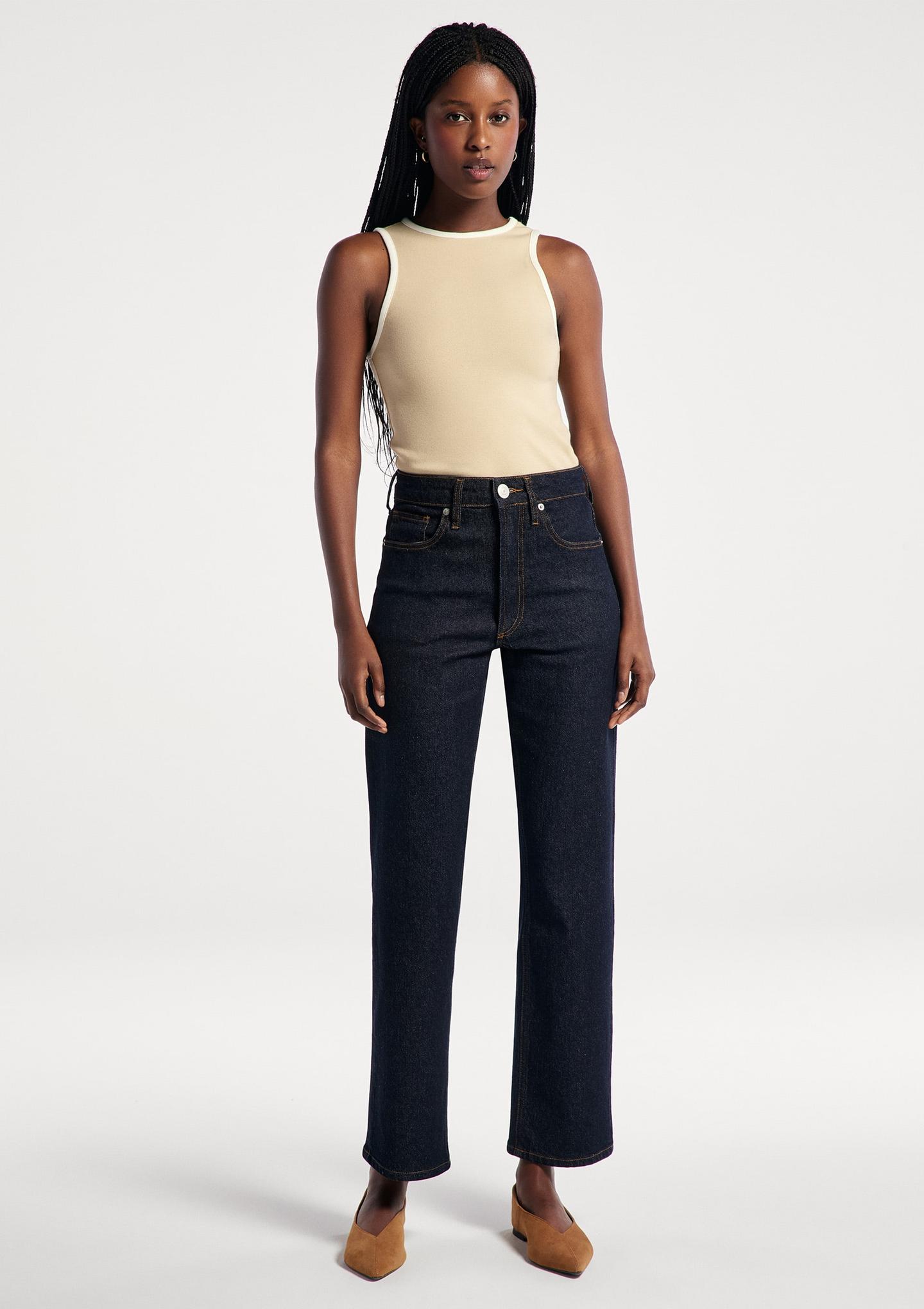 calça jeans feminina wide leg