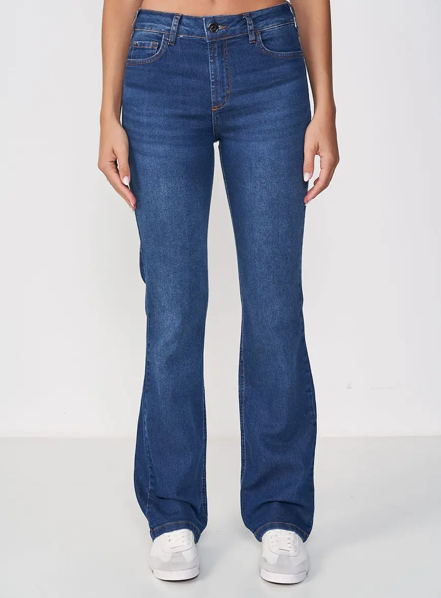 calça jeans feminina cintura média
