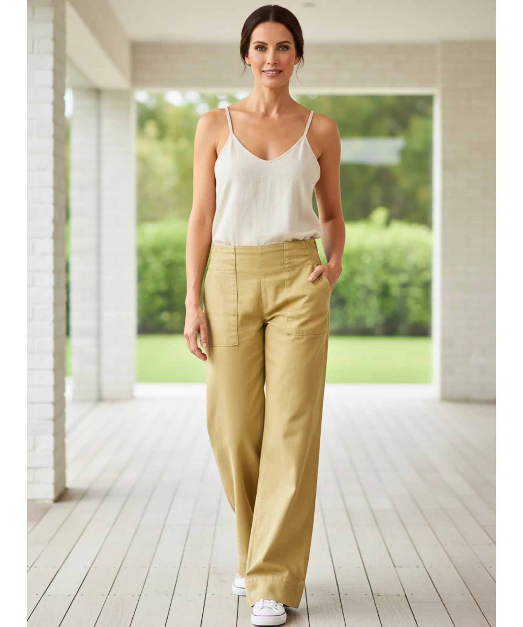 calça jeans flare zara