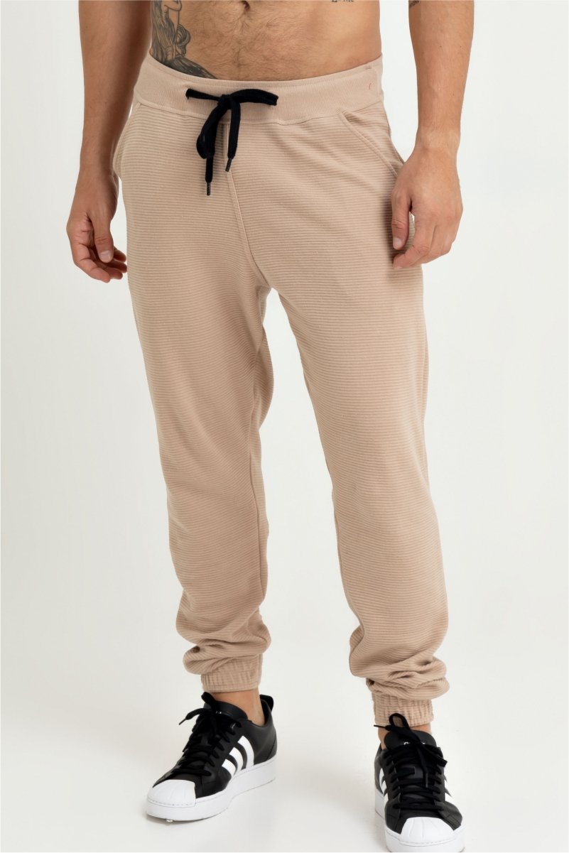 calça de moletom com elástico