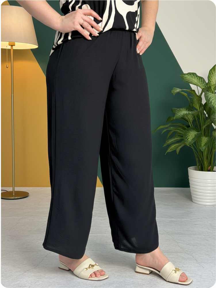 calça pantalona para dias frios
