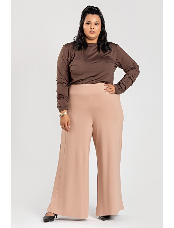 calça pantalona casual