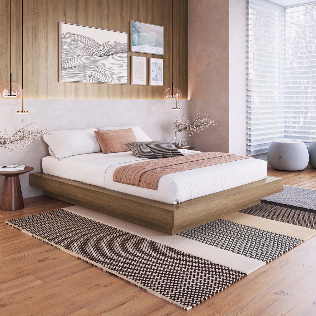 boia cama flutuante