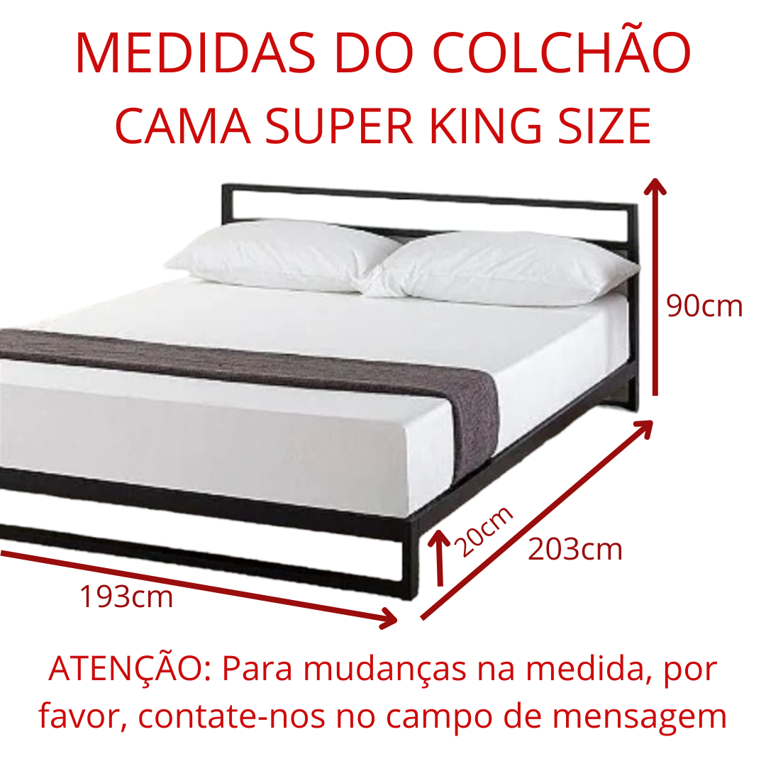 tamanho cama king size